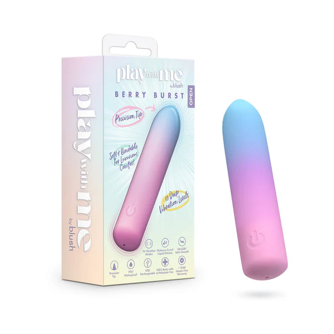 Play With Me Berry Burst Flexible Vibrator