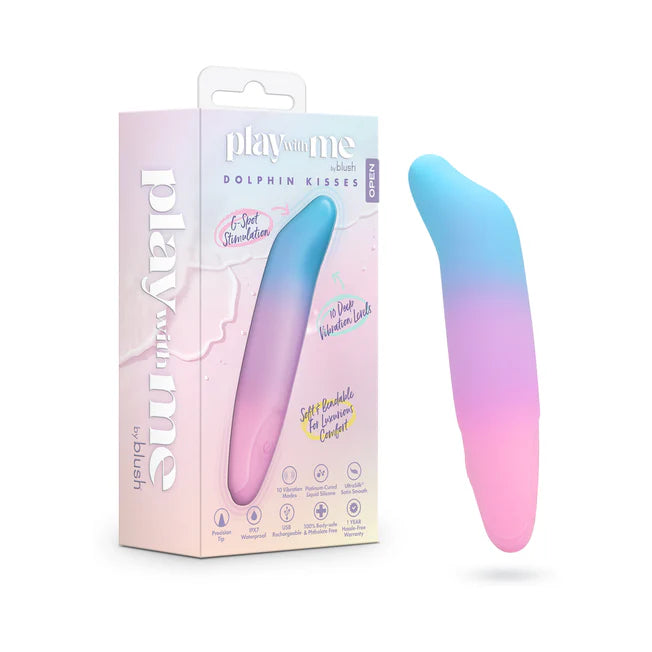 Play With Me Dolphin Kisses Flexible Vibrator