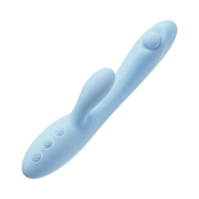 baby blue silicone dual stimulator