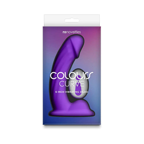 Colours Curve 6 Inch Vibrating Dildo