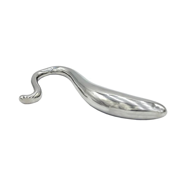 rouge stainless steel curved holllow wand for p spot or g spot