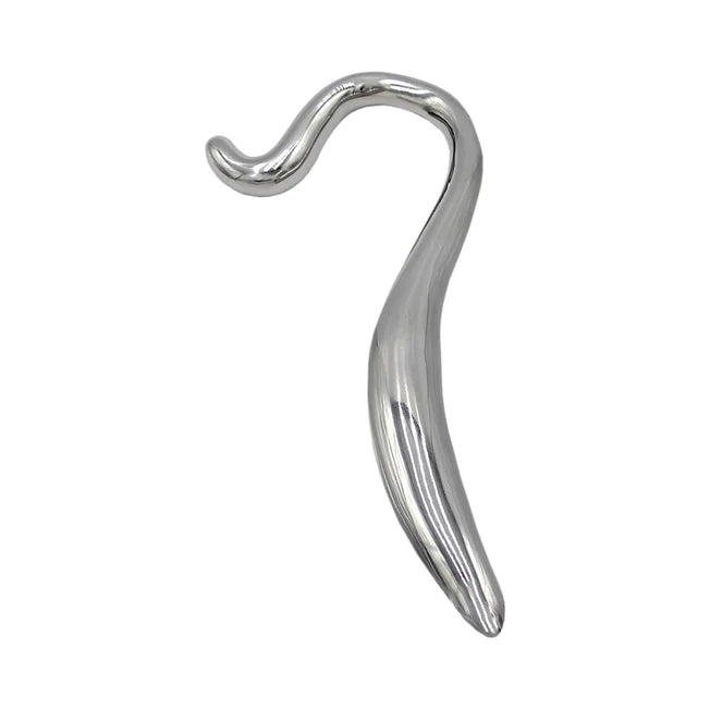 rouge stainless steel curved holllow wand for p spot or g spot