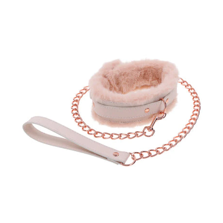 Sex & Mischief Peaches 'n CreaMe Fur Collar & Leash