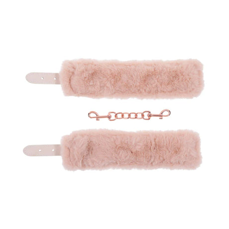 Sex & Mischief Peaches 'n CreaMe Fur Handcuffs
