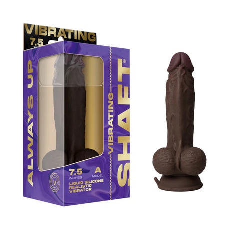 Shaft Model A Vibrating Silicone 7.5 inch Dildo