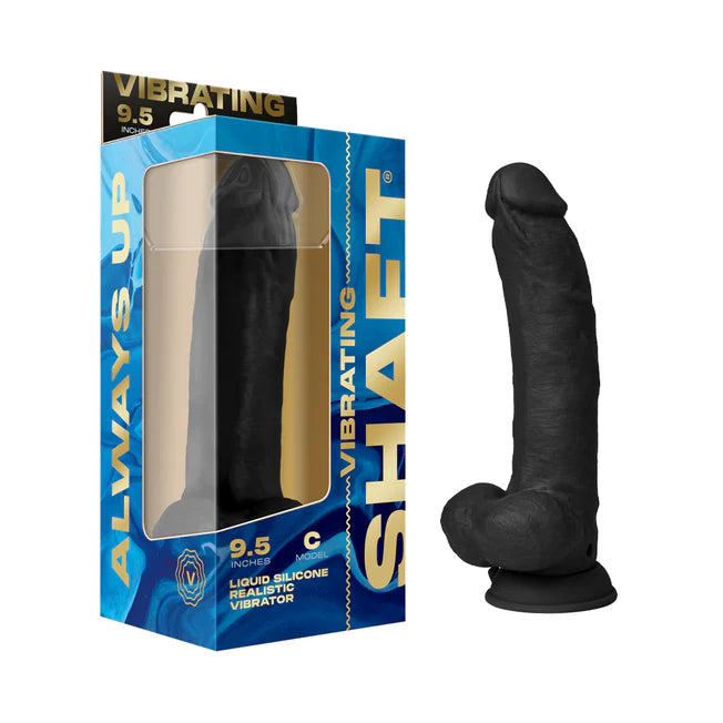 Vibrating 9.5 inch dildo
