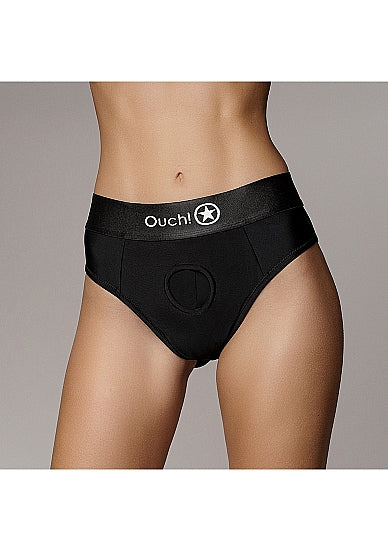 Vibrating Strap-on Thong with Removable Rear Straps - All Sizes