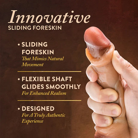 Renaissance DaVinci Realistic Sliding Foreskin Dildo 8 InchRenaissance Raphael Realistic Sliding Foreskin Dildo 9.5 Inch
