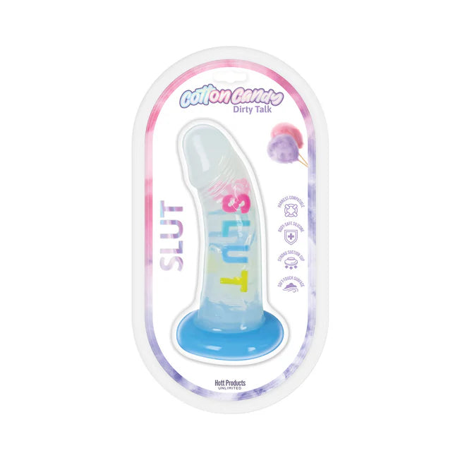 Slut 6 in. Silicone Dildo