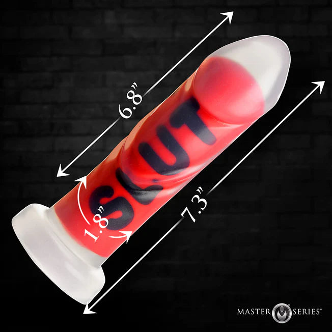 Slut 7 inch Dildo