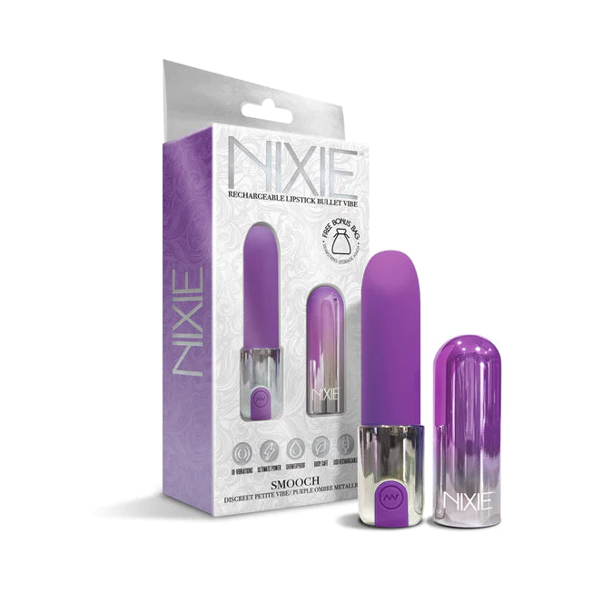 Nixie Smooch Rechargeable Lipstick Vibrator
