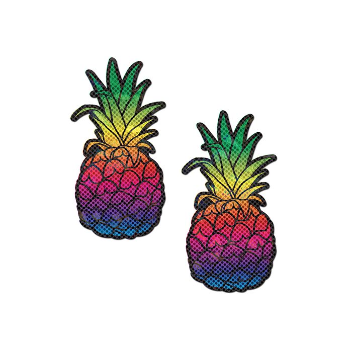 Sparkling Rainbow Pineapple Pasties