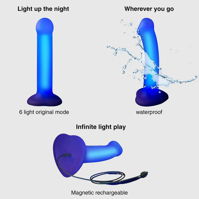 Strap On Me Glow LED Dildo