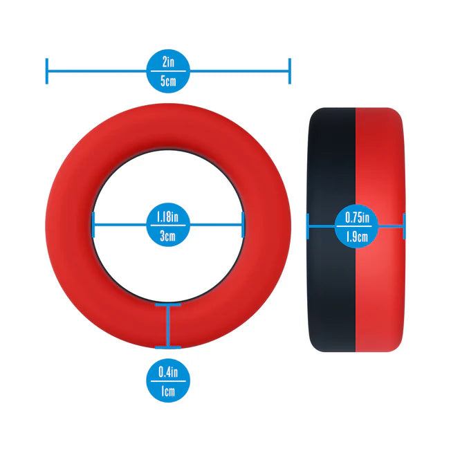 Takeoff Black/Red Cockring