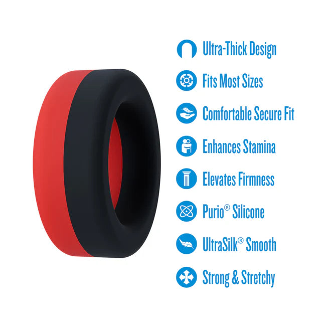 Takeoff Black/Red Cockring