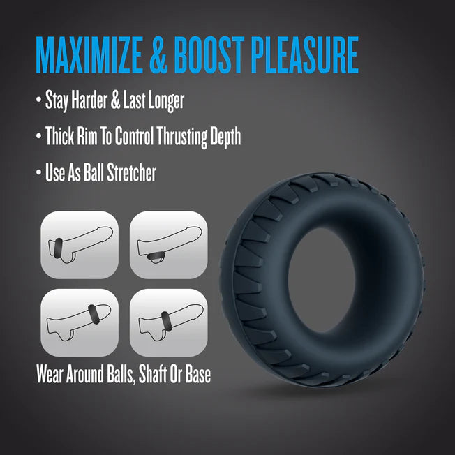 Traction Tire Silicone Cockring