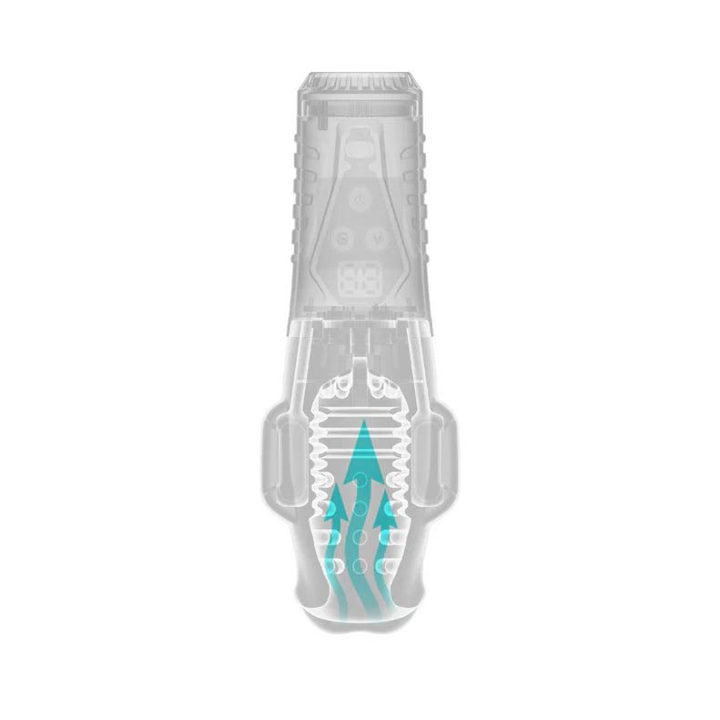 the clear masturbator sleeve that's inside the pdx elite ultra milker pro