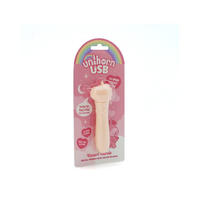 Unihorn USB Bullet Vibrator Heart Throb
