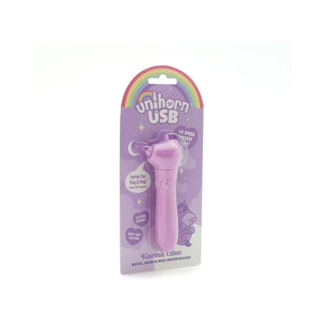 Unihorn USB Bullet Vibrator Karma Lilac