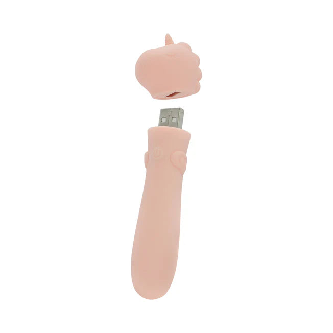 Unihorn USB Bullet Vibrator Heart Throb