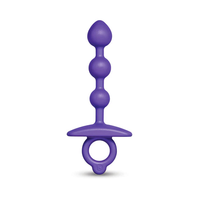 Butties Zip Purple Silicone Anal Beads