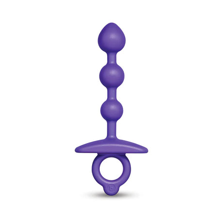 Butties Zip Purple Silicone Anal Beads