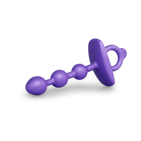 Butties Zip Purple Silicone Anal Beads