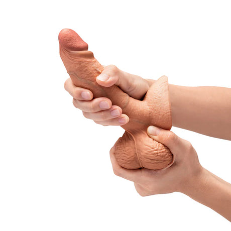 Slipskin Realistic Girthy Silicone Dildo 6 inch