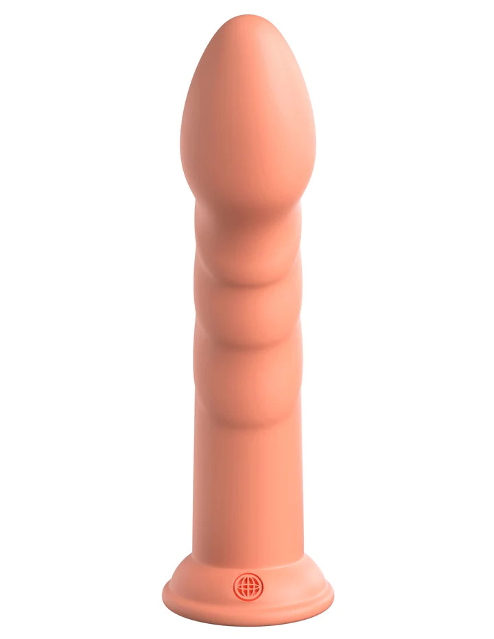 Dillio Super Eight 8 in. Platinum Silicone Dildo - All Colors