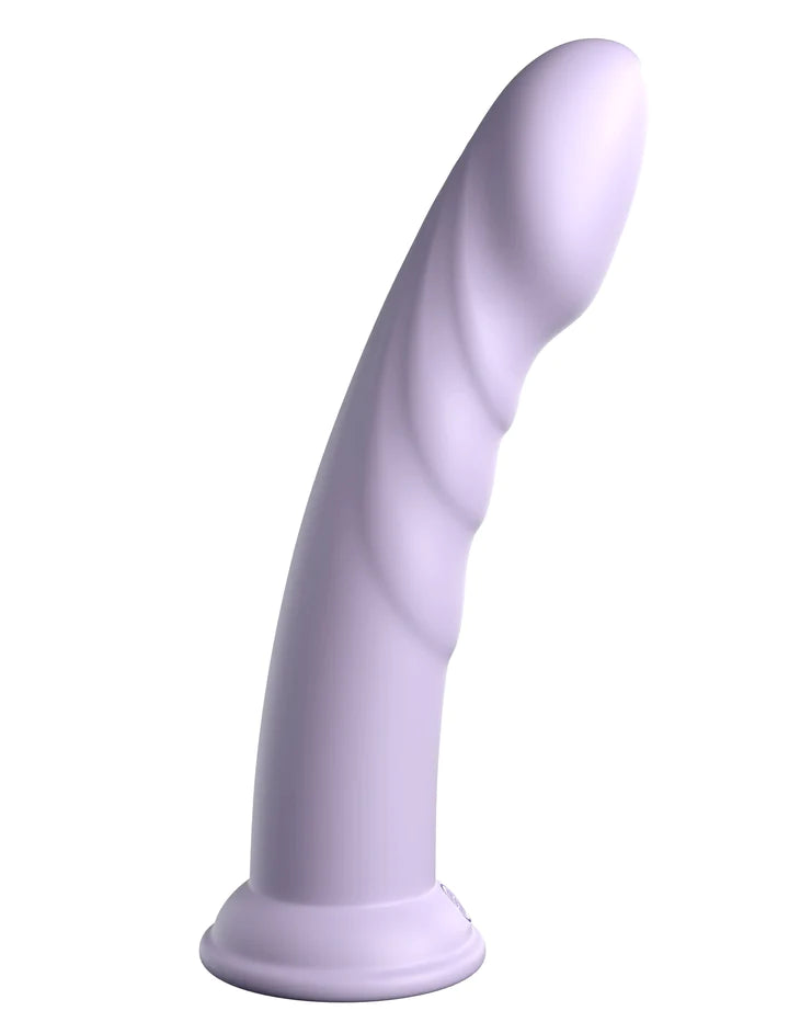 Dillio Super Eight 8 in. Platinum Silicone Dildo - All Colors