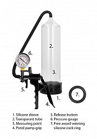 Pumped Elite Beginner Pump With PSI Gauge