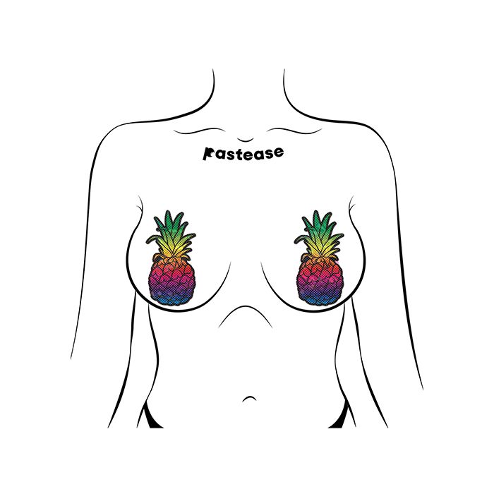 Sparkling Rainbow Pineapple Pasties