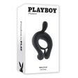 Playboy Triple Play Remote Controlled Vibrating Cockring with Stimulator
