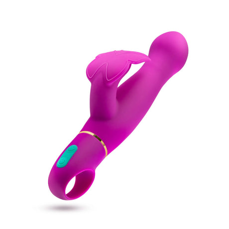 Aria Naughty AF Dual Stimulator Plum