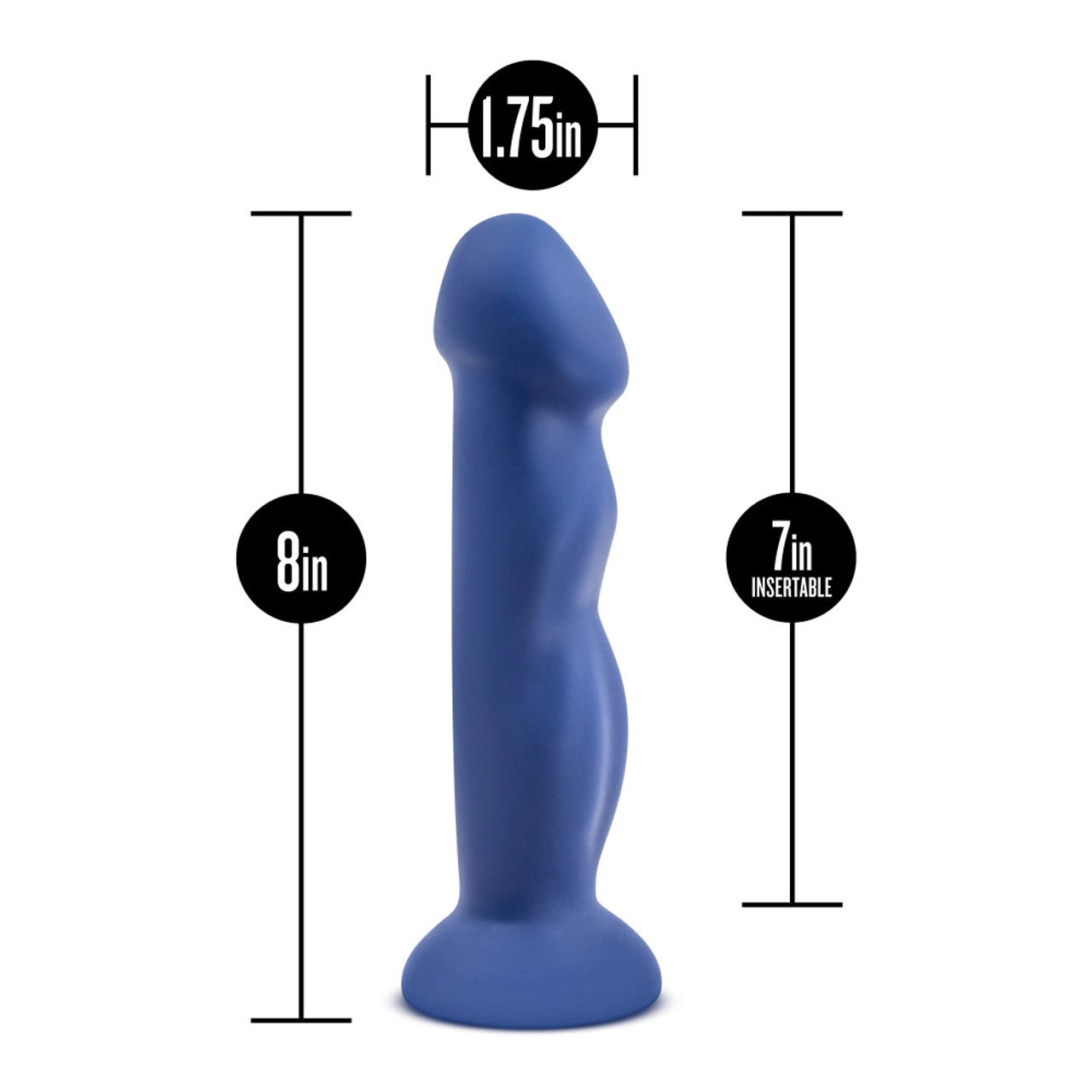 Avant D12 Suko Indigo Prostate Dildo 8 inch
