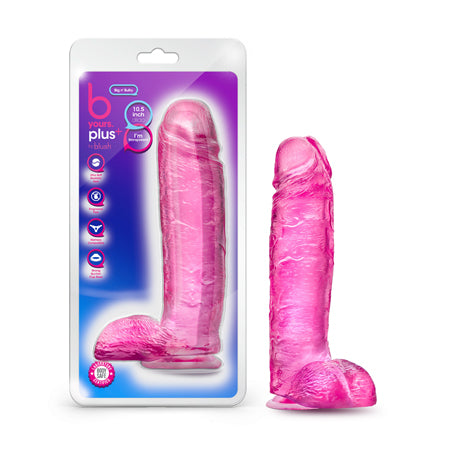 B Yours Plus Big n' Bulky 10.5 inch Pink Dildo