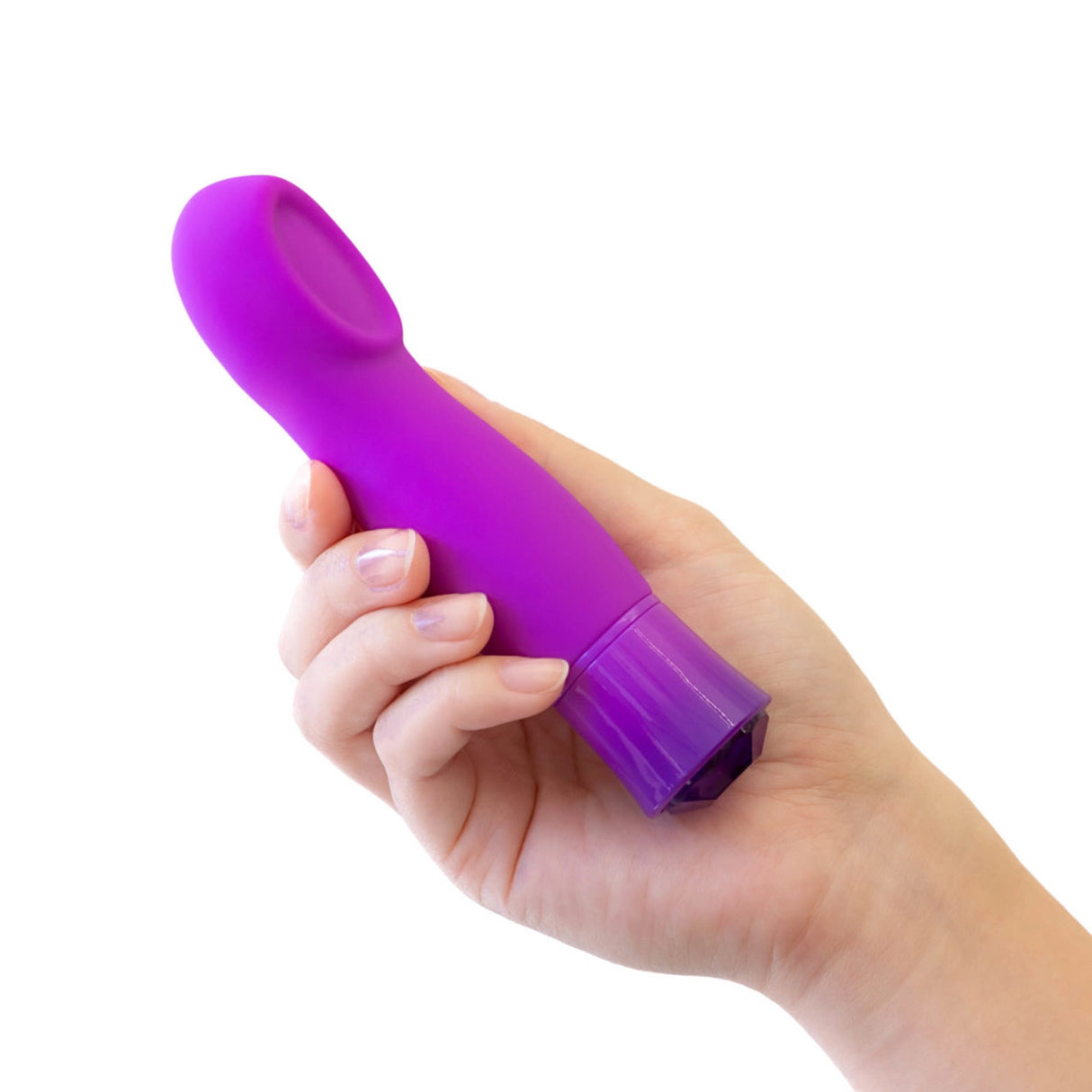 Oh My Gem Charm Warming Cupped Vibrator with Diamond
