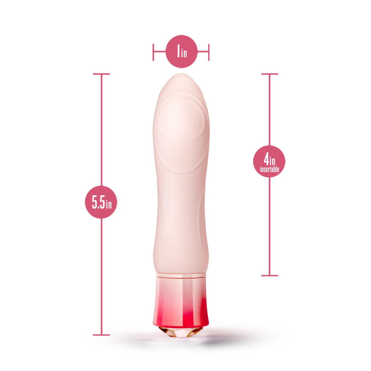 Oh My Gem Elegant Warming Vibrator with Diamond