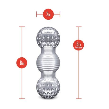RIZE! Feelz Multi-Chambered Clear Stroker