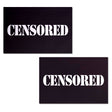 Pastease Censored: Black Censor Bars Nipple Pasties