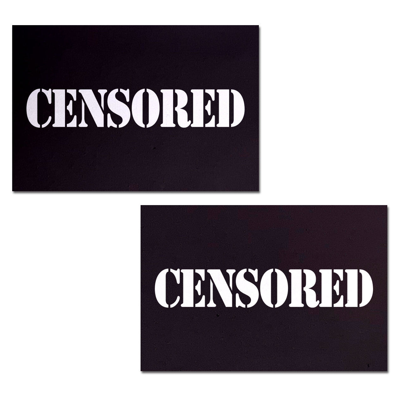 Pastease Censored: Black Censor Bars Nipple Pasties
