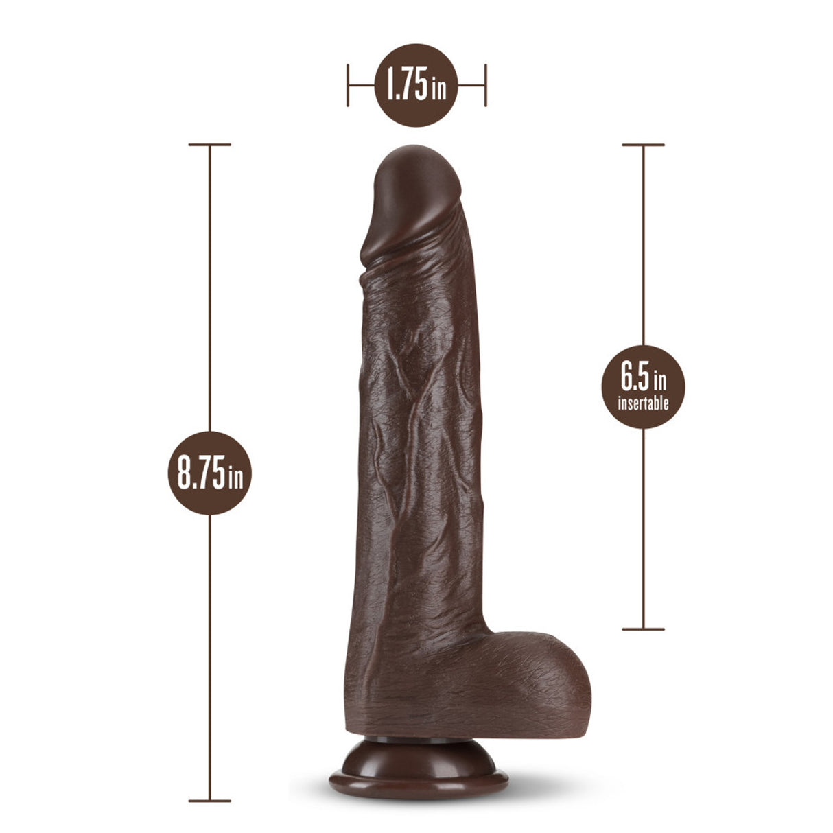 Dr. Skin Silicone Dr. Murphy Remote-Controlled 8 in. Thrusting Dildo