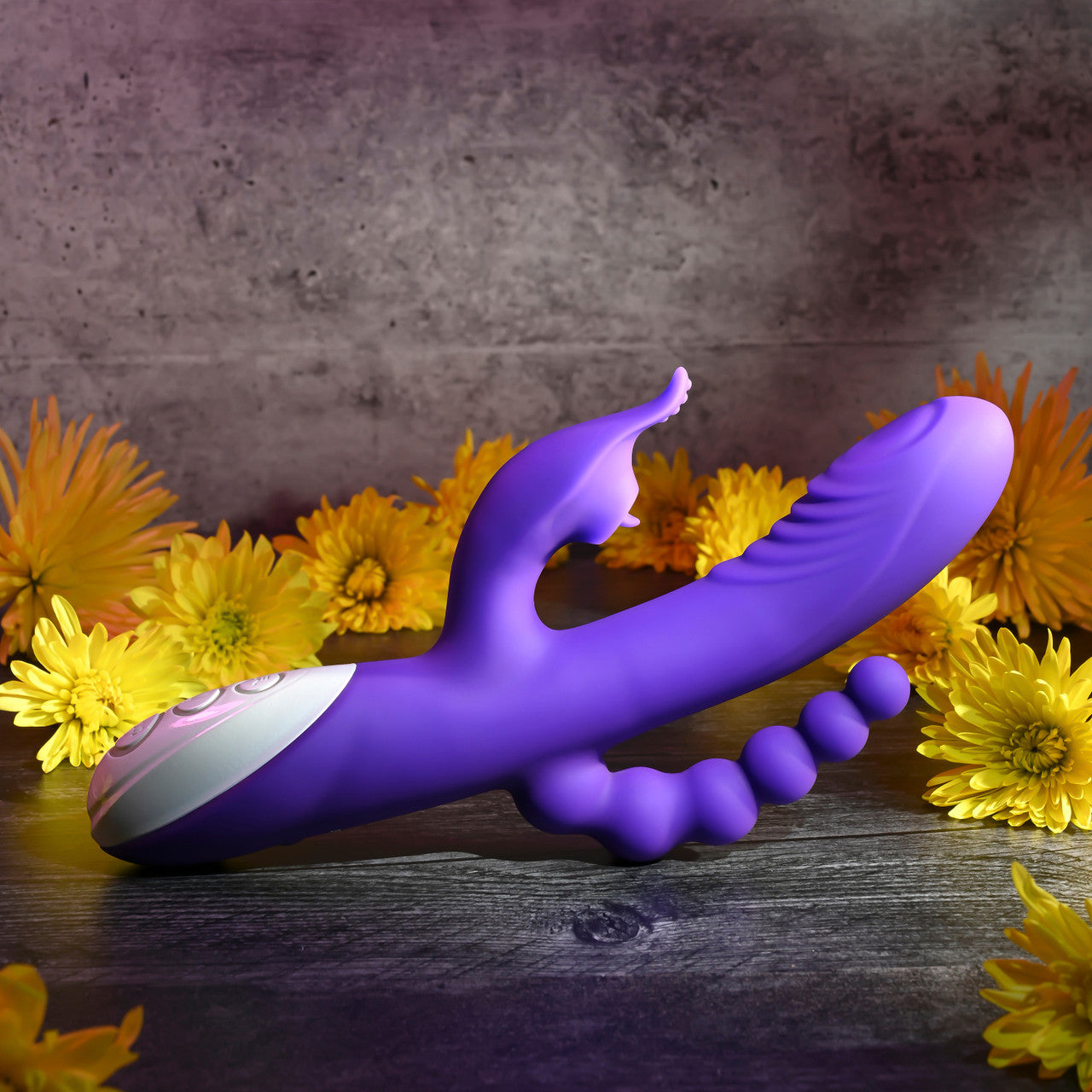 Evolved Lick Me  Dual Entry Triple Stimulator Rechargeable Vibrator