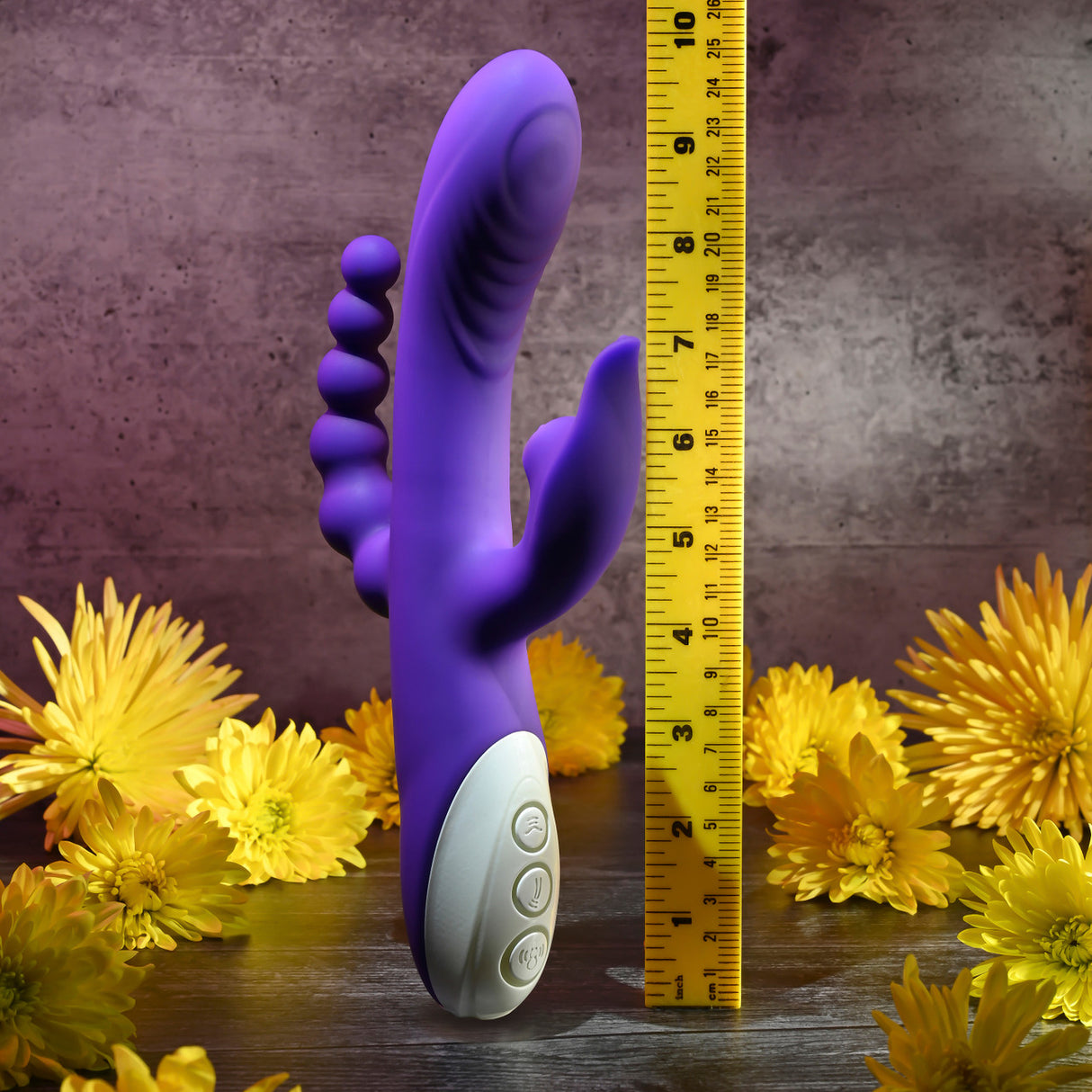 Evolved Lick Me Dual Entry Triple Stimulator Rechargeable Vibrator