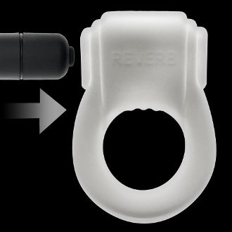 Hunkyjunk Revring Cockring with Bullet Vibrator