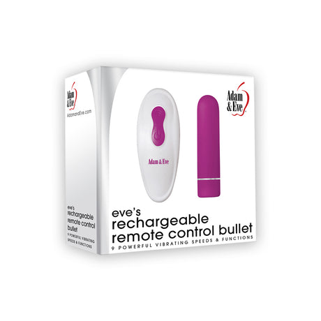 Adam & Eve eve's rechargeable remote control bullet vibrator