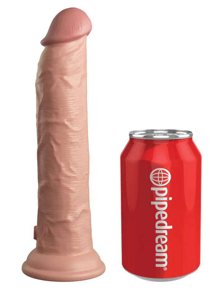 King Cock Elite 9 in. Dual Density Silicone Realistic Dildo