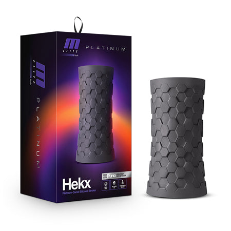 M Elite Platinum Hekx Silicone Stroker