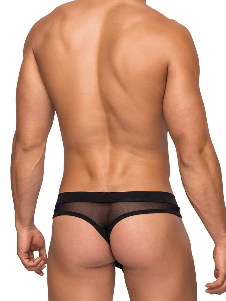 Hoser Hose Thong Black - S/M