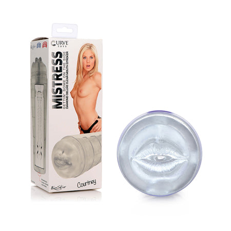Mistress Courtney Mouth Stroker Masturbator - Clear